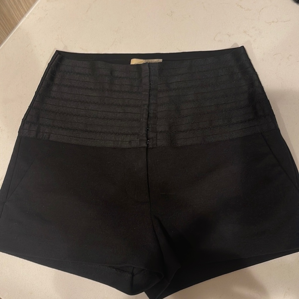 Elizabeth and James Black Dressy Shorts
